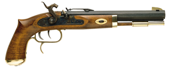 Traditions Inc 98674 Traditions P1100 Trapper  SAO 50 Cal #11 Percussion 9.75" 1rd Blued Frame & Barr