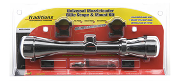 Traditions Inc 98710 Traditions A1171 Muzzleloader Scope Pack Matte Black 3-9x 40mm