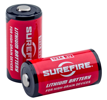 Surefire 9886 SureFire SF6BC CR123A  3 Volt Lithium 1500 mAh 6 Per Pkg