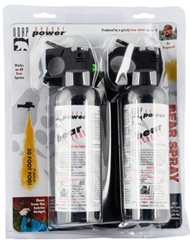 Udap 98862 UDAP BS2 Bear Spray 2 Pack OC Pepper 30 ft Range 7.90 oz