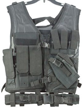 Ncstar / Vism 99303 NcStar CTV2916B Tactical  Med-2XL PVC/Mesh Webbing