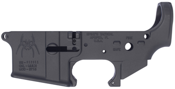 Spike's Tactical STRIPPED LOWER Spikes STLS018 Spider Stripped Lower Receiver with Fire & Safe Markings Multi-Ca