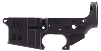 Spike's Tactical STRIPPED LOWER Spikes STLS019 Spider Stripped Lower Receiver with Billet Markings Multi-Caliber