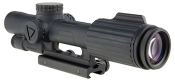 99860 Trijicon 1600002 VCOG  Black Hardcoat Anodized 1-6x 24mm LED Illuminated Red Hor