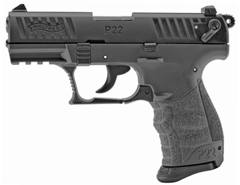 Walther Arms 5120365 P22 *CA Compliant 22 LR 3.42" 10+1 Tungsten Gray Polymer Fr