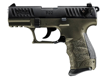 Walther  5120715 WAL P22Q 22LR 3.42" MLTRY GRN 10RD