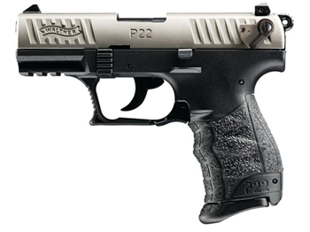 Walther Arms 5120725 P22 Q 22 LR Caliber with 3.42" Threaded Barrel, 10+1 Capaci
