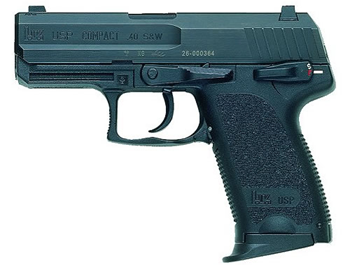 Heckler & Koch  81000336 HK USP40C 40SW 3.58" V1 DA/SA 12RD