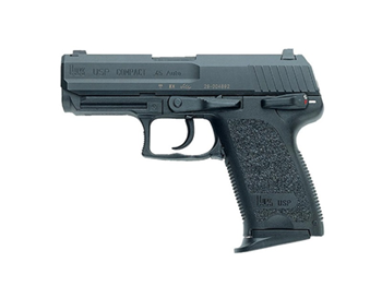 Heckler & Koch  81000343 HK USP-C 45ACP 3.78" BLK V1 DA/SA 8R