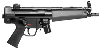 Heckler & Koch  HK 81000478 SP5  9mm Luger Caliber with 8.86" Barrel, 10+1 Capacity, Overall Bla