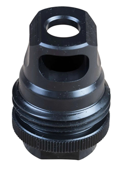 Silencerco  SilencerCo AC2627 ASR Muzzle Brake Black Steel with 5/8"-24 tpi Threads & Single