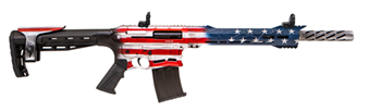Legacy Sports I CBOSS2512-USA Citadel CBOSS2512USA Boss-25  12 Gauge 3" 18.75" 5+1 American Flag Cerakote Rec/