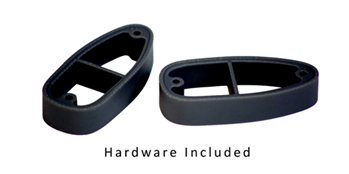 Keystone Sporti  Crickett KSA000010 Crickett Length Of Pull Spacer Kit made of Polymer with Black