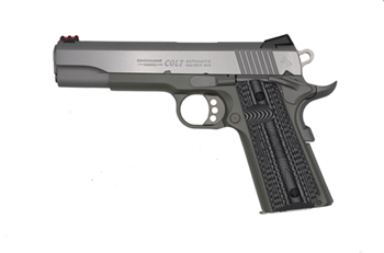 Colt's Manufact O1072CCS-JG COMP SER70 9MM SS/JUN GRN 9+1 SERIES 70 COMPETITION